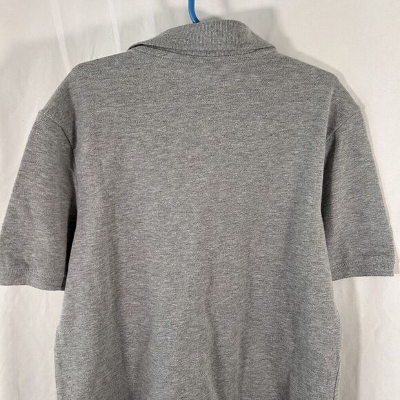 New Old Navy Polo Boys Medium Grey Short Sleeve Collared Cotton Blend - Picture 6 of 7